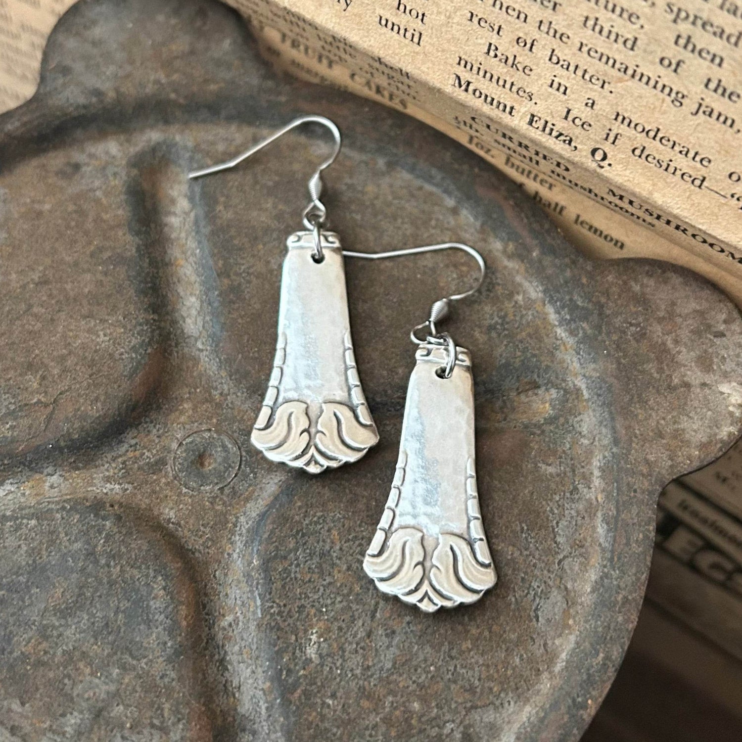 Danish Silver Earrings - Old World Charm - Molly Made