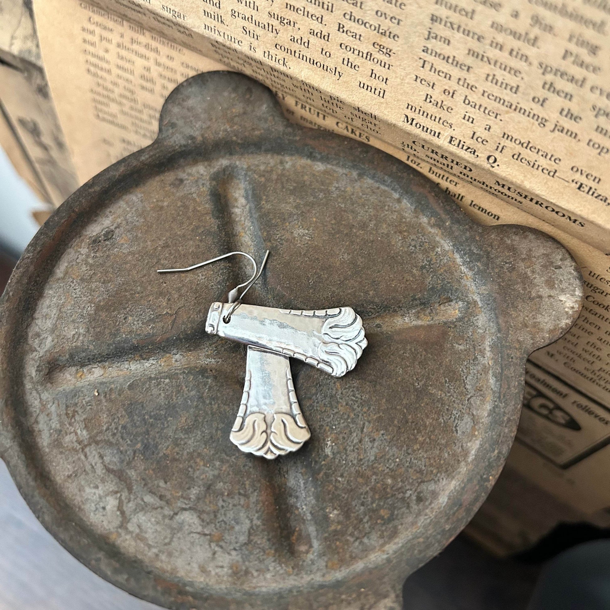 Danish Silver Earrings - Old World Charm - Molly Made