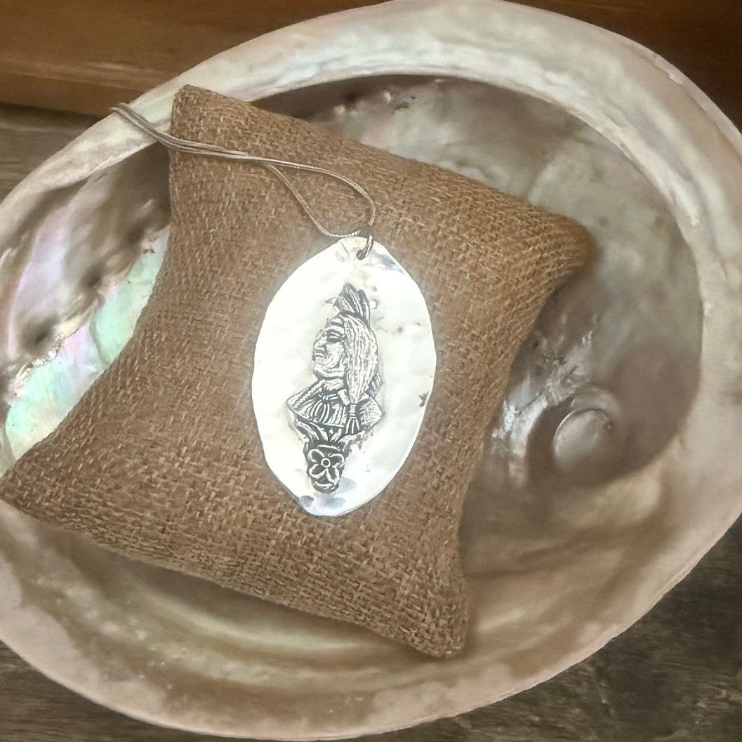 Sterling Silver Indian Necklace