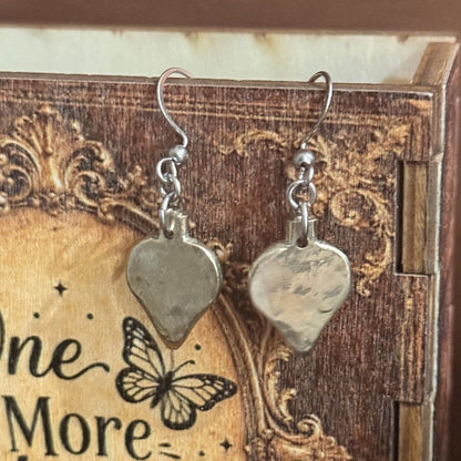 Pakistani Spoon Tip Heart Earrings