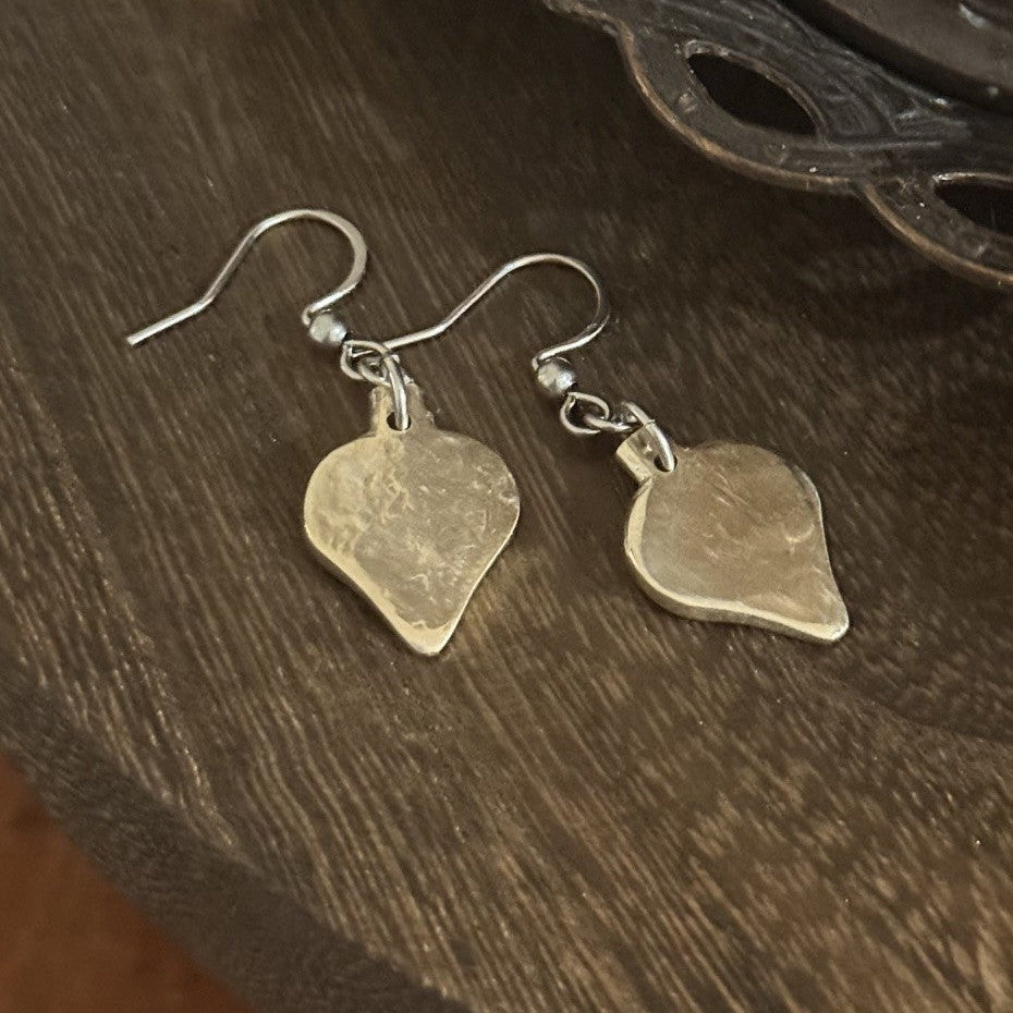 Pakistani Spoon Tip Heart Earrings