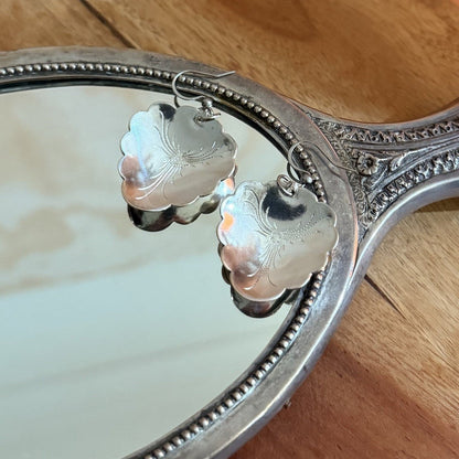 Vintage Indonesian Teaspoon Earrings