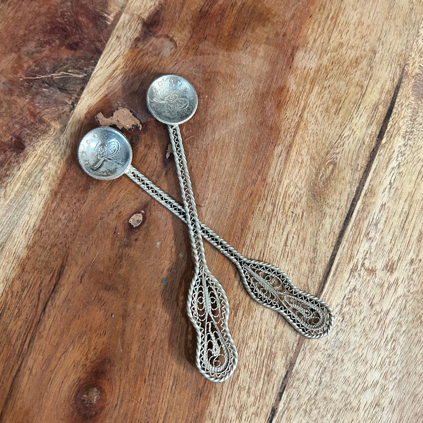 Filigree Earrings - Turkish Silver