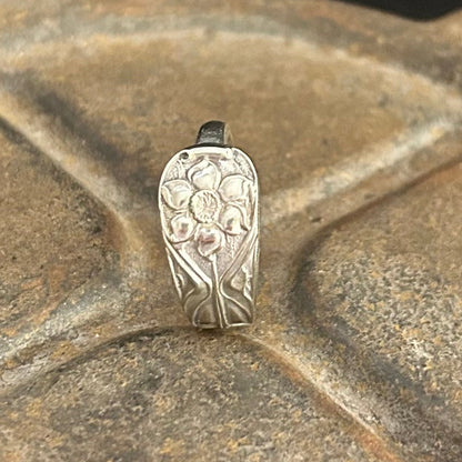 Silverware Ring - Floral Embossed