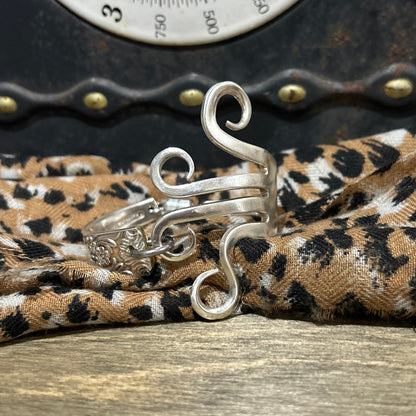 Hand Formed Fork & Mayfair Bracelet — Vintage Silverware