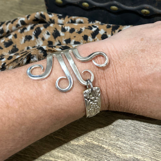 Hand Formed Fork & Mayfair Bracelet — Vintage Silverware
