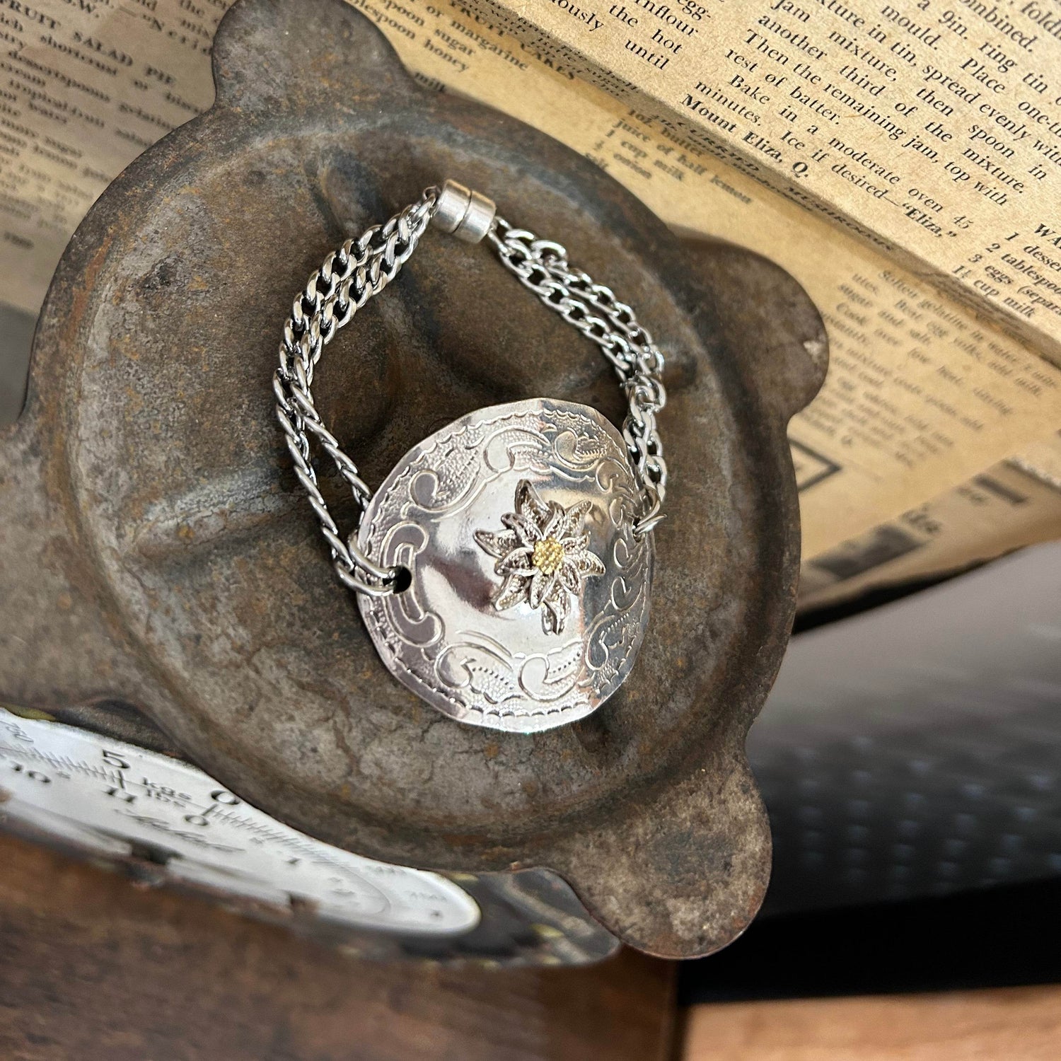 Spoon Bracelet - Jasmine Filigree - Molly Made