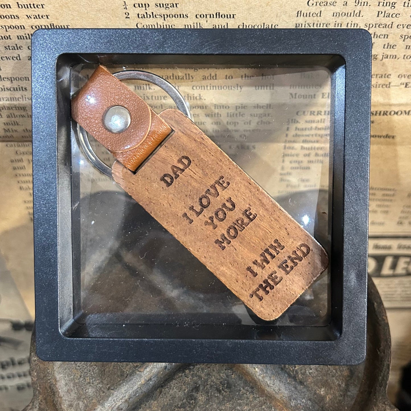 Timber Keytag - Dad