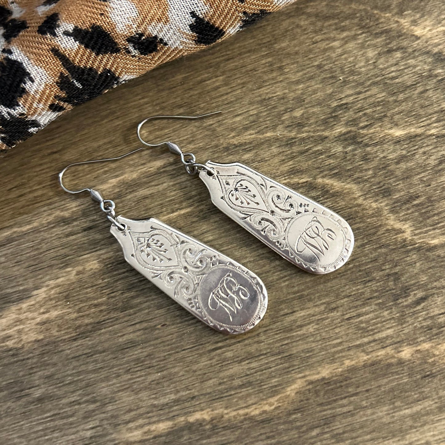 Sterling Silver Earrings — Sheffield 1919