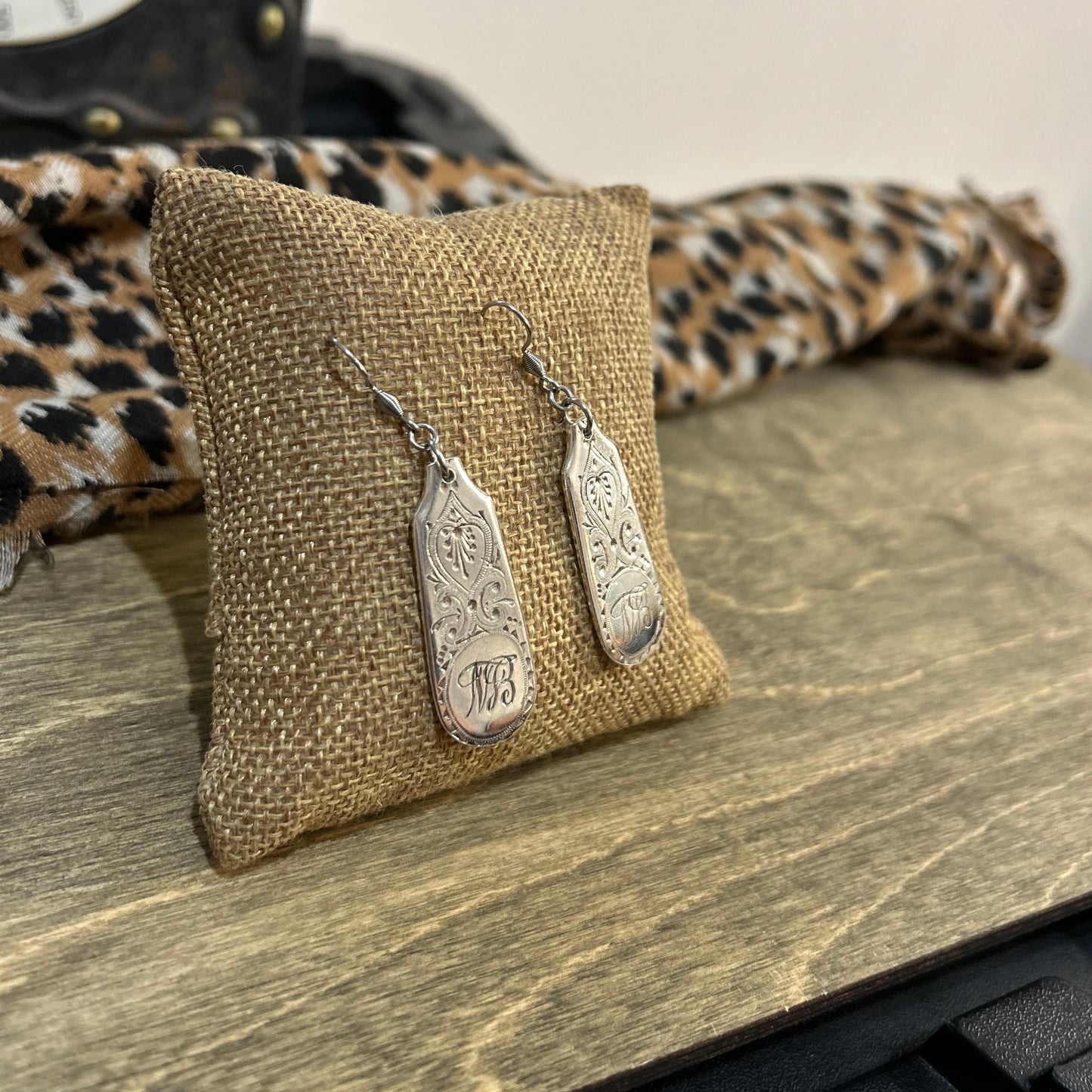 Sterling Silver Earrings — Sheffield 1919