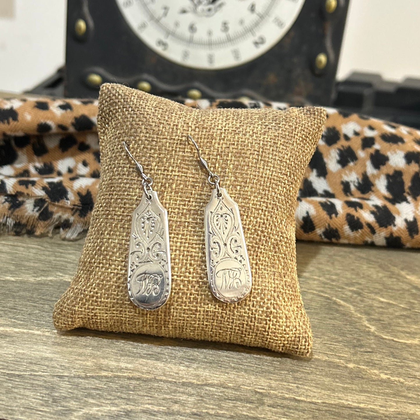 Sterling Silver Earrings — Sheffield 1919