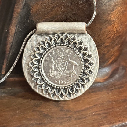 1962 Australian Sixpence Necklace