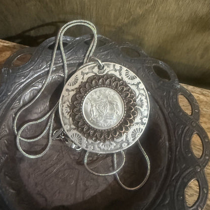 1962 Australian Sixpence Coin Necklace