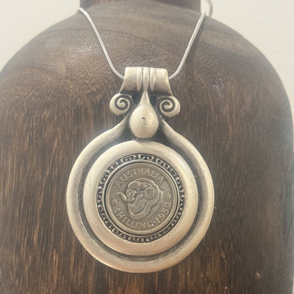 1952 Australian Shilling Necklace