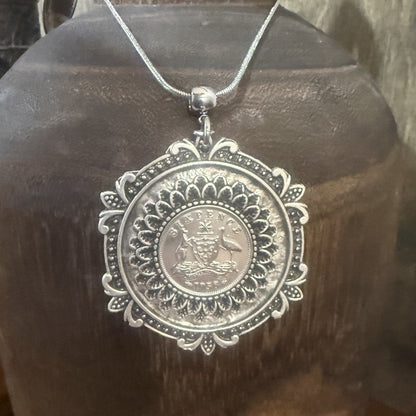 1958 Australian Sixpence Necklace