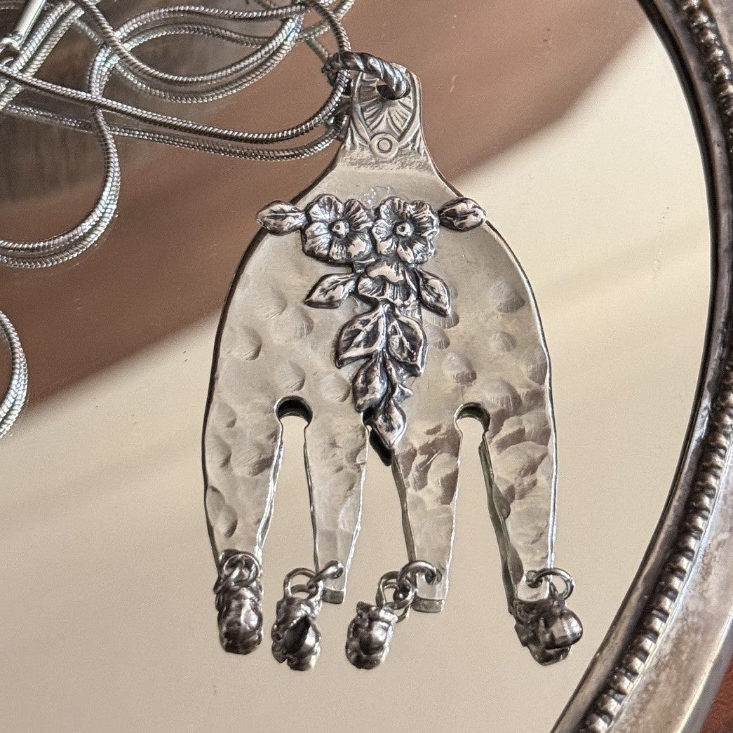 Vintage Fork Necklace One of a Kind Wearable History