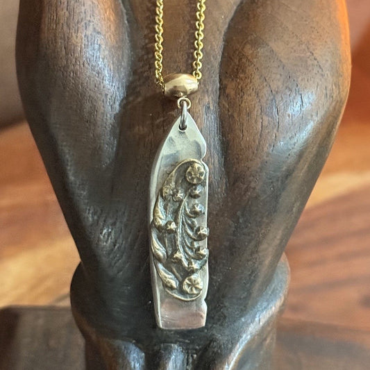 Repurposed Vintage Silverware & Jewellery Necklace | One of a Kind
