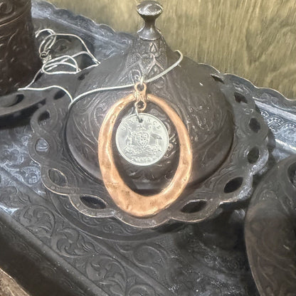 1954 Australian Sixpence Necklace