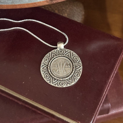 1949 Australian Threepence Necklace