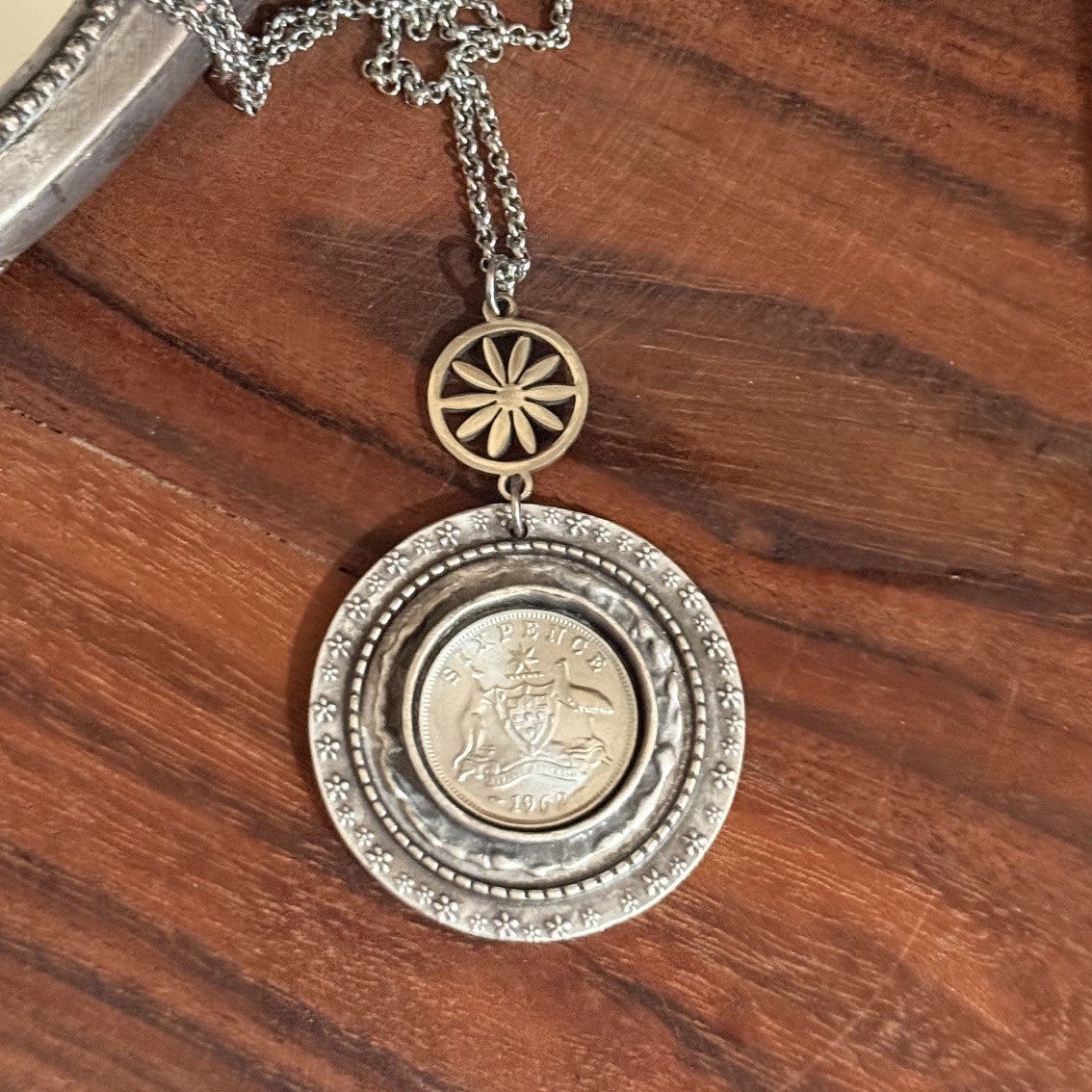 1962 Australian Sixpence Necklace