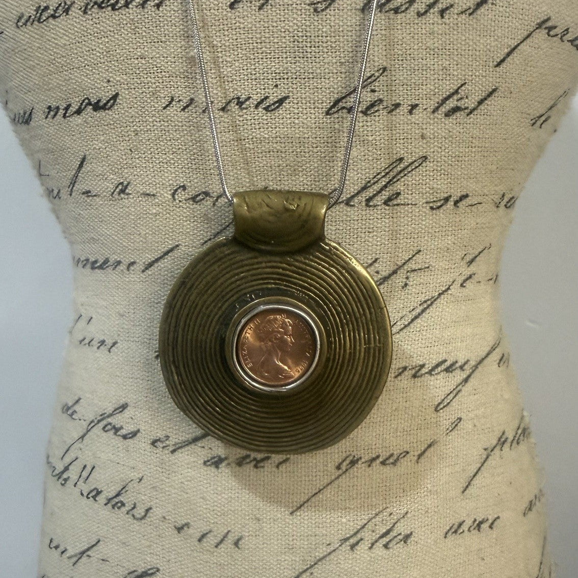 1976 One Cent Bold Necklace