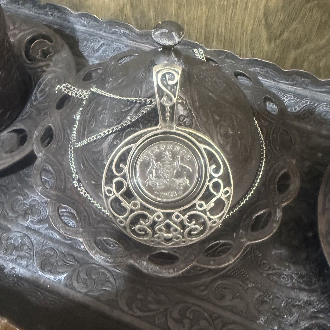 1958 Decorative Coin Necklace