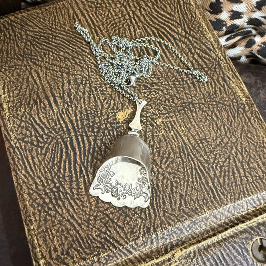 Vintage Sugar Caddy Shovel Necklace