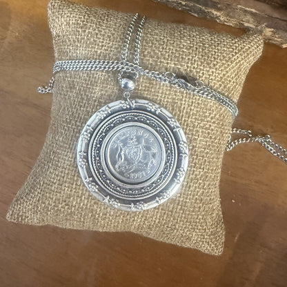 Australian 1951 Sixpence Necklace