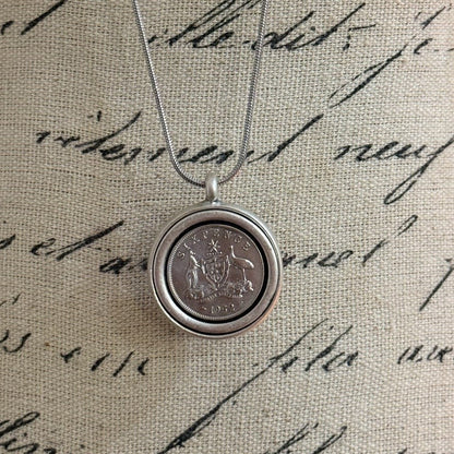 1952 Australian Sixpence Necklace