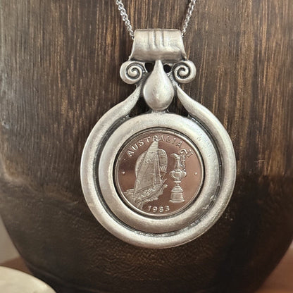 1983 Australia II Commemorative Token Necklace