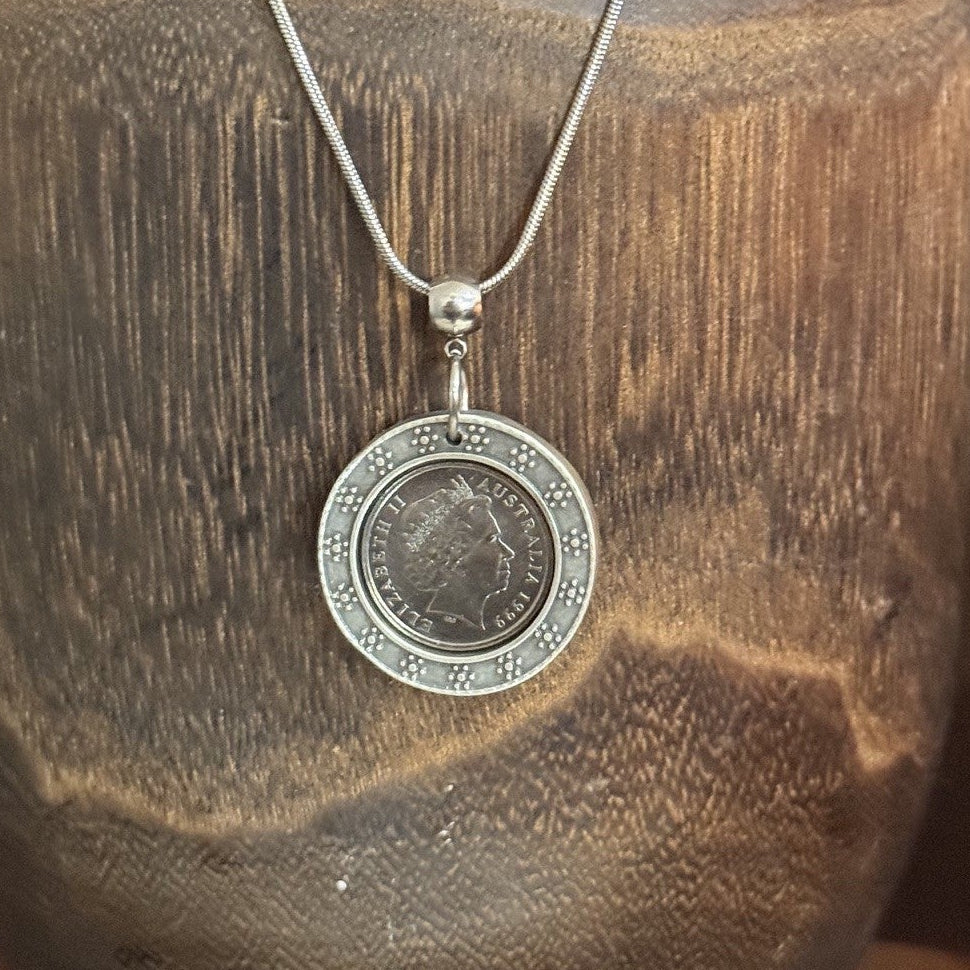 1999 Australian 10 Cent Coin Necklace