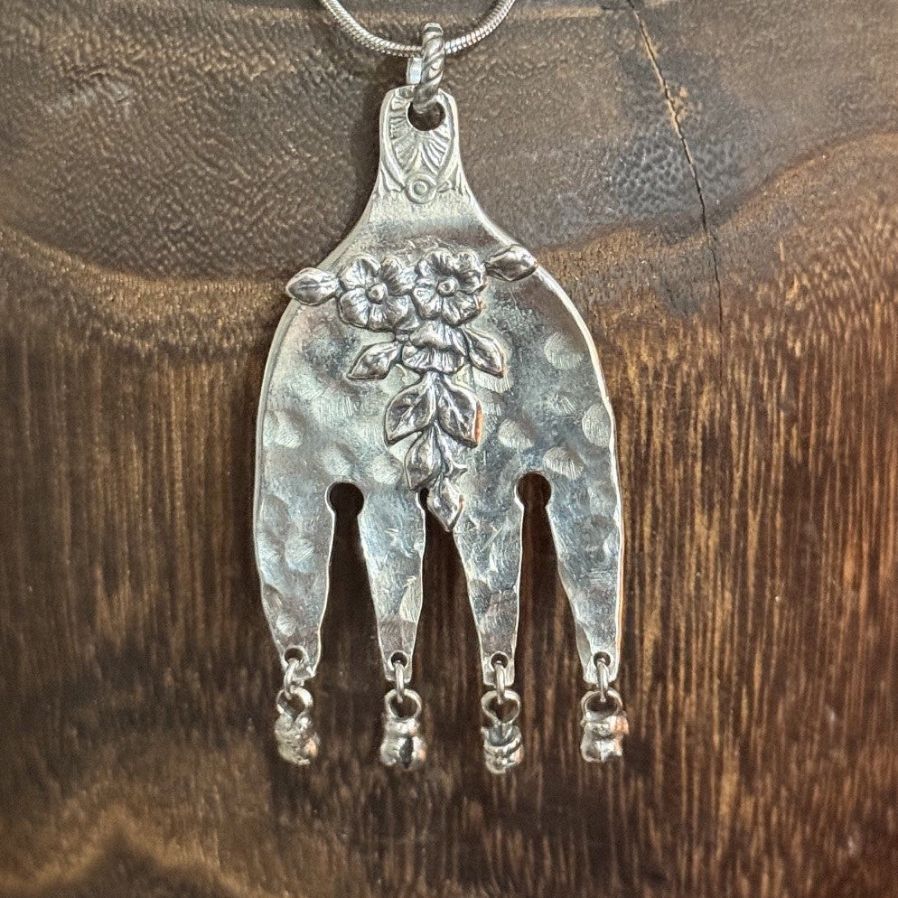 Vintage Fork Necklace One of a Kind Wearable History