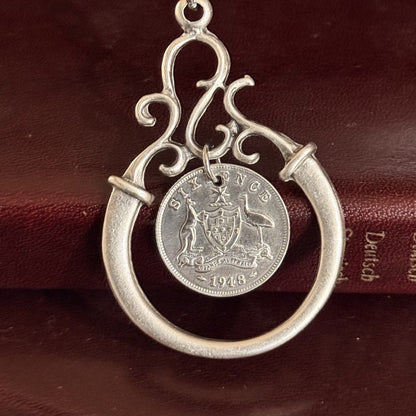 1948 Australian Sixpence Necklace