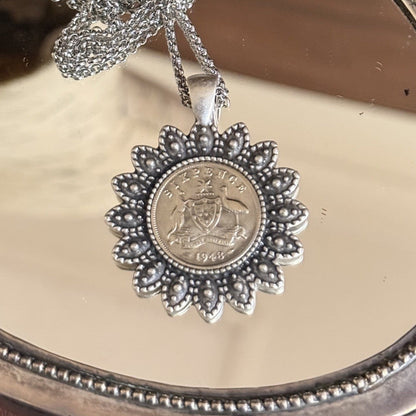 1948 Australian Sixpence Necklace