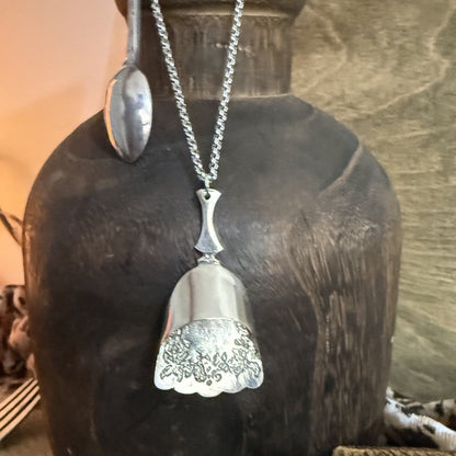 Vintage Sugar Caddy Shovel Necklace