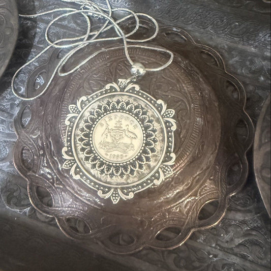 1958 Australian Sixpence Necklace