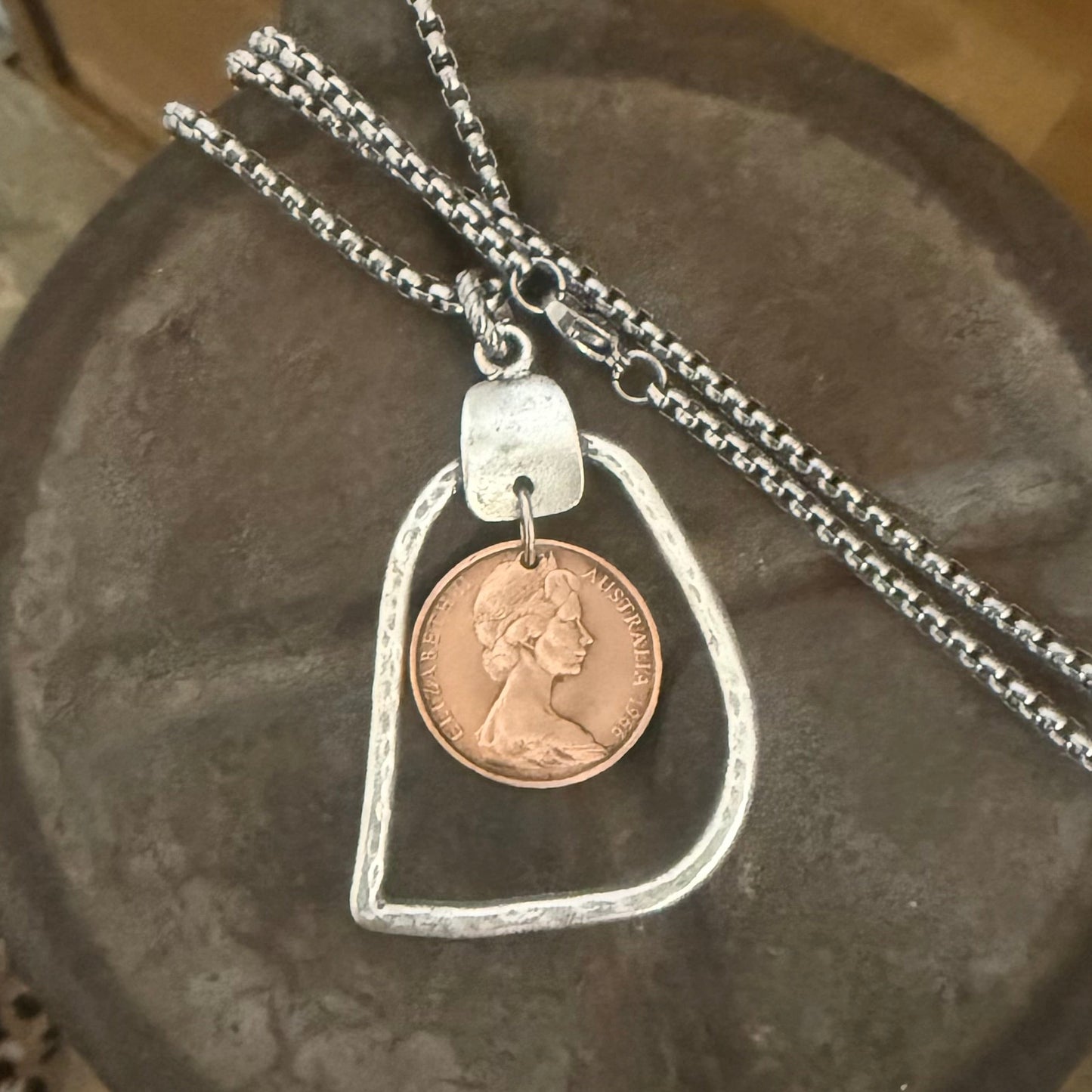 1966 Australian Two Cent Coin Necklace – A Little Piece of Home