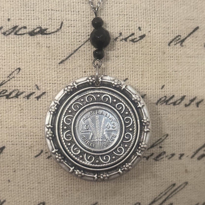1943 Australian Threepence Necklace