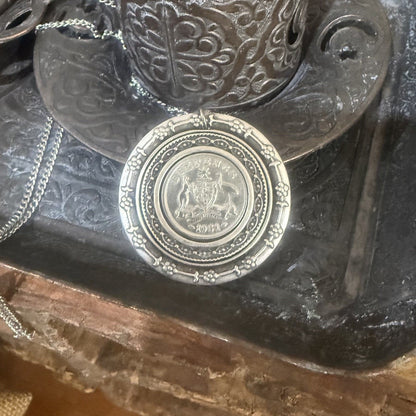Australian 1951 Sixpence Necklace