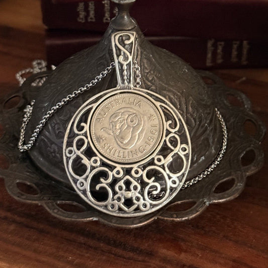 1961 Australian Shilling Necklace