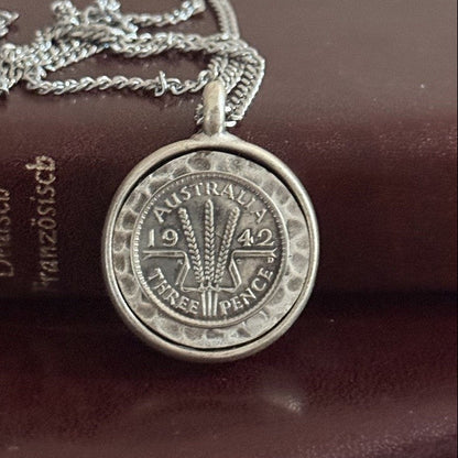 1942 Australian Threepence Necklace