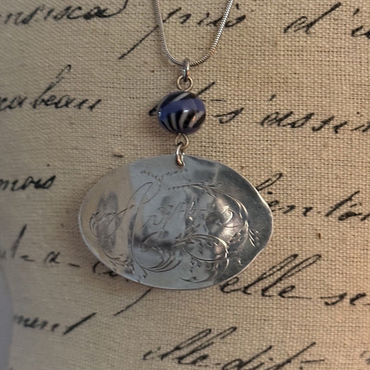 Antique Sterling Silver Spoon Necklace | Fessenden Co 1890–1910