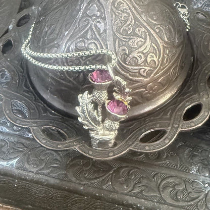 Vintage Scottish Celtic Kilt Pin Necklace