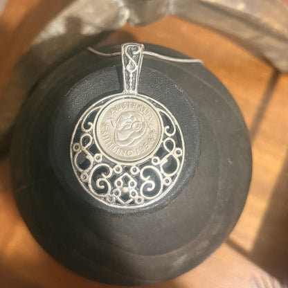 1954 Australian Shilling Necklace