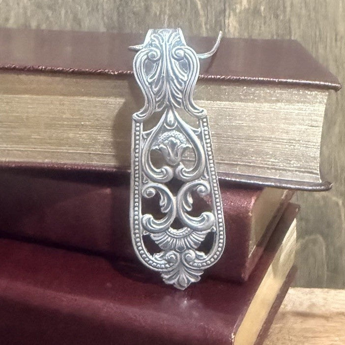Ornate Vintage Silverware Necklace