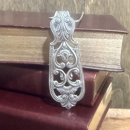 Ornate Vintage Silverware Necklace
