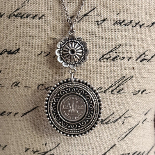 1964 Australian Threepence Necklace