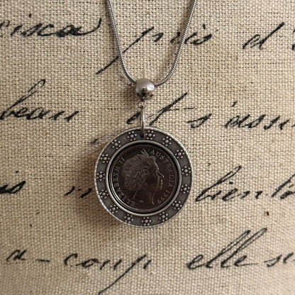 1999 Australian 10 Cent Coin Necklace