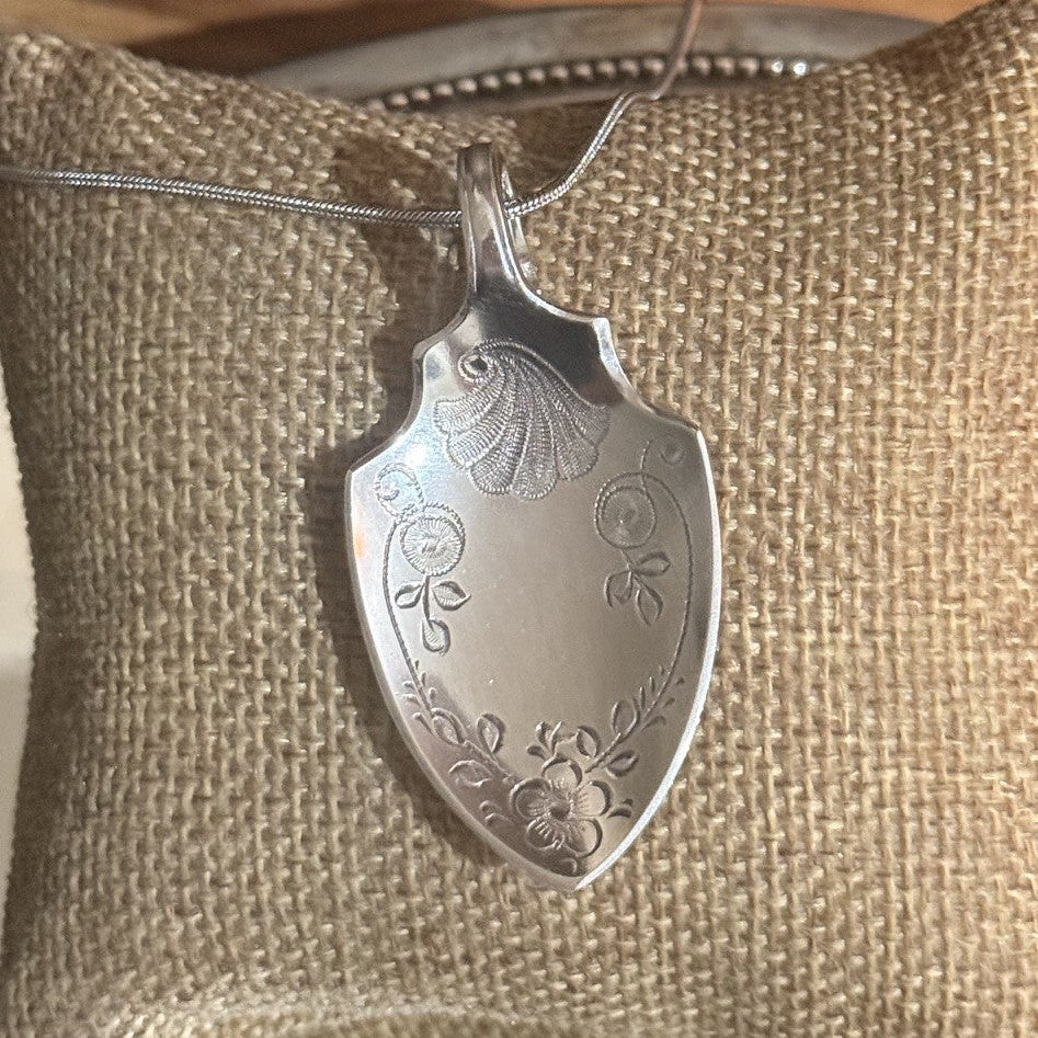 Vintage Jam Spoon Bowl Necklace