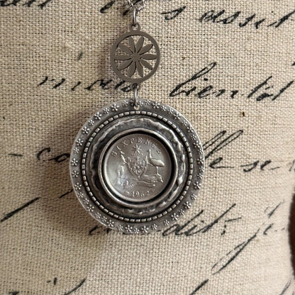 1962 Australian Sixpence Necklace